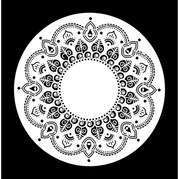 WoodUbend Posh Chalk Stencil Maroccan Melody