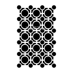 WoodUbend Posh Chalk Stencil Stained Glass Small