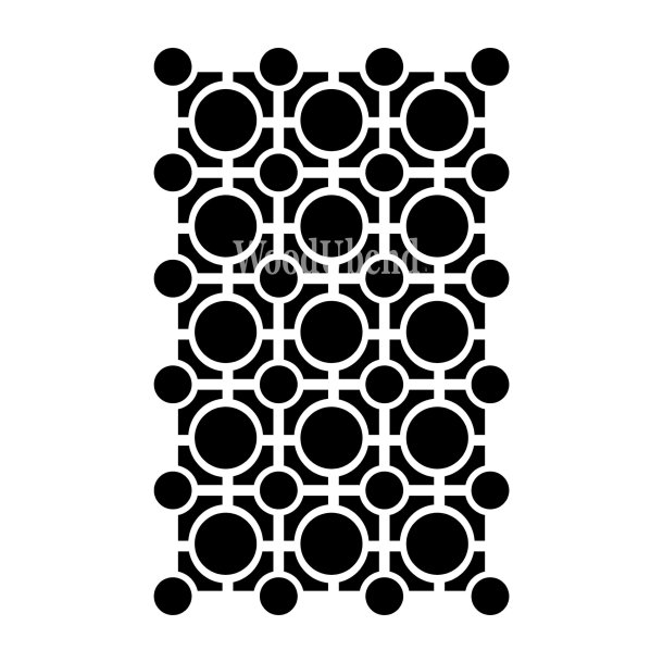 WoodUbend Posh Chalk Stencil Stained Glass Small