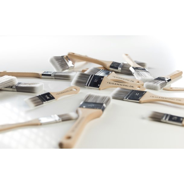 Kalkmaling, Flad Pensel, 3.5 cm.