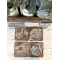 Vintage Paint Decor Clear, Cling Stamps Linear Floral