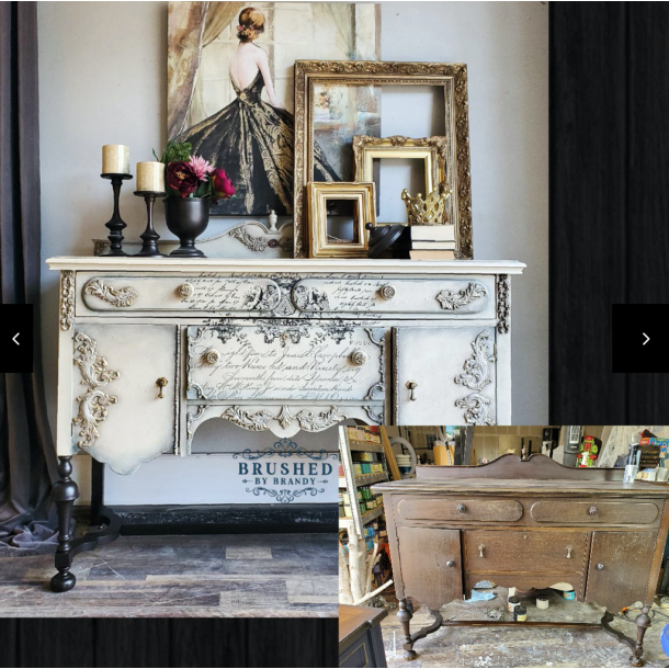 Vintage Paint Redesign decor transfers Parisian Letter 60,96 x 78,74cm