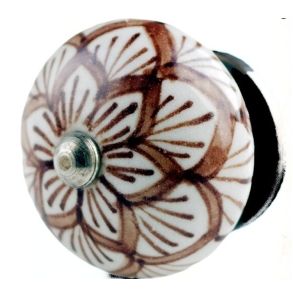 La Finesse Hvid Knop, Brune Blade