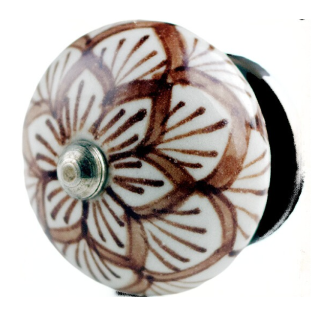 La Finesse Hvid Knop, Brune Blade