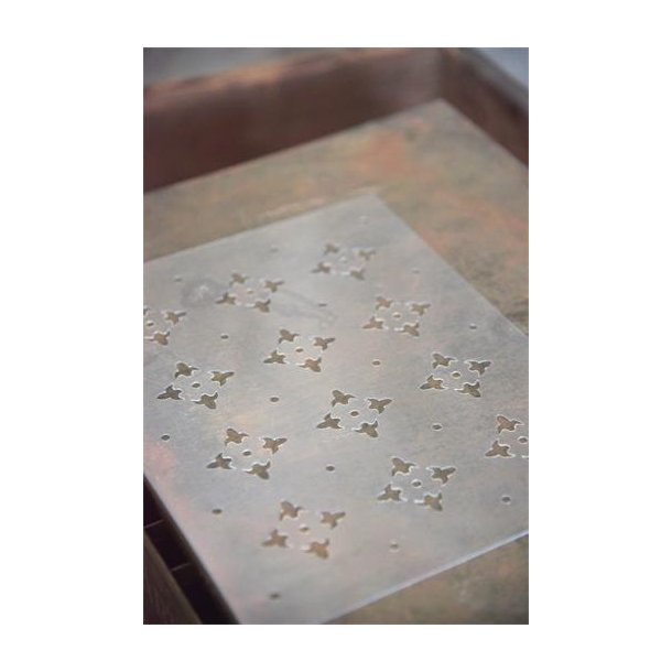 Vintage Paint Stencil Four-leaf clover