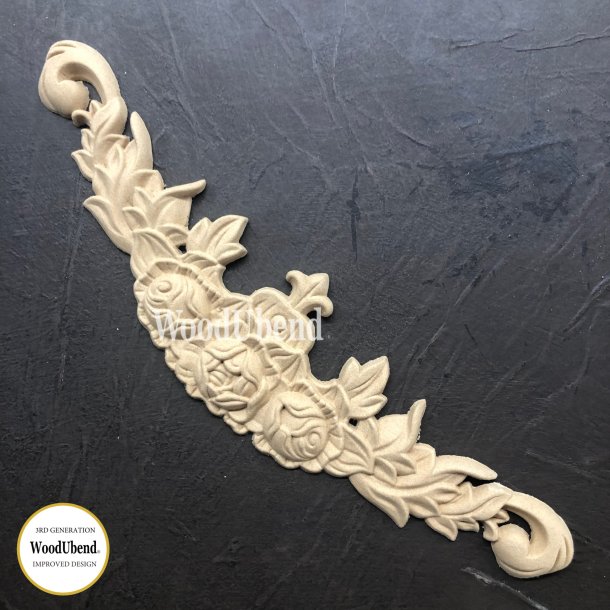 WoodUbend Blomsterranke 6x24 cm.