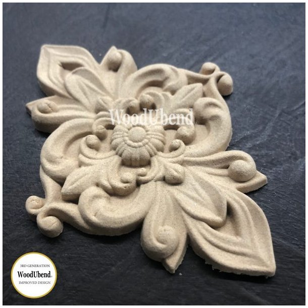 WoodUbend Centerstykke, 7,5x10,3 cm. 