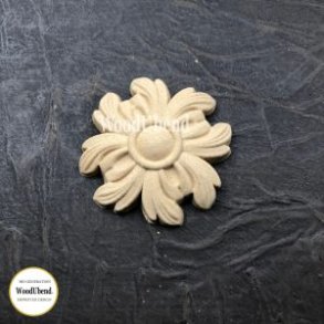 WoodUbend Trudskring Kronblad Blomst, 5 cm.
