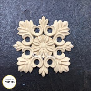 WoodUbend Blomsterfirkantet, 7,5 x 7,5cm.