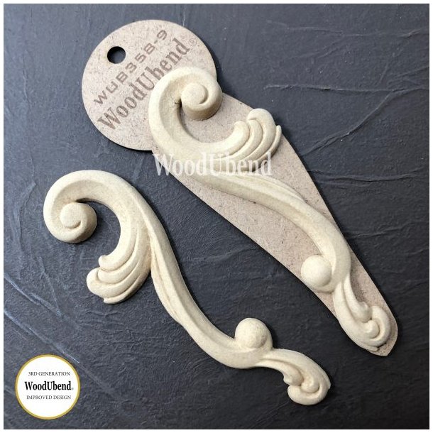 WoodUbend Trudskring, Ruller st af 2, 10x3,5cm.