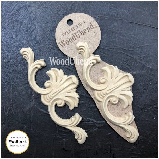 WoodUbend Tr�udsk�ring Centerstykke, 15,5 x 6 cm