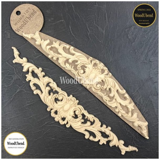 WoodUbend Trudskring Dekoration, 29x5.5x0.7 cm.