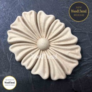 WoodUbend Tr�udsk�ring Massive Blomster, 7,5 x 10 cm.