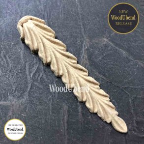 WoodUbend Tr�udsk�ring Aflang Blad, 9,5x2 cm.