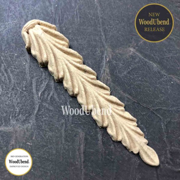 WoodUbend Tr�udsk�ring Aflang Blad, 9,5x2 cm.