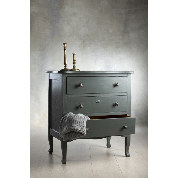 Chic Antique Greb Blomst, Antique Silver