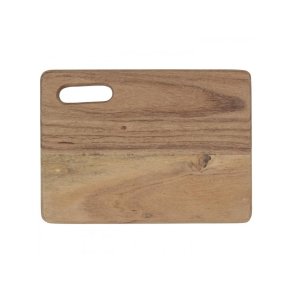 Ib Laursen Smrebrt Oval med Ovalt Hul Akacietr