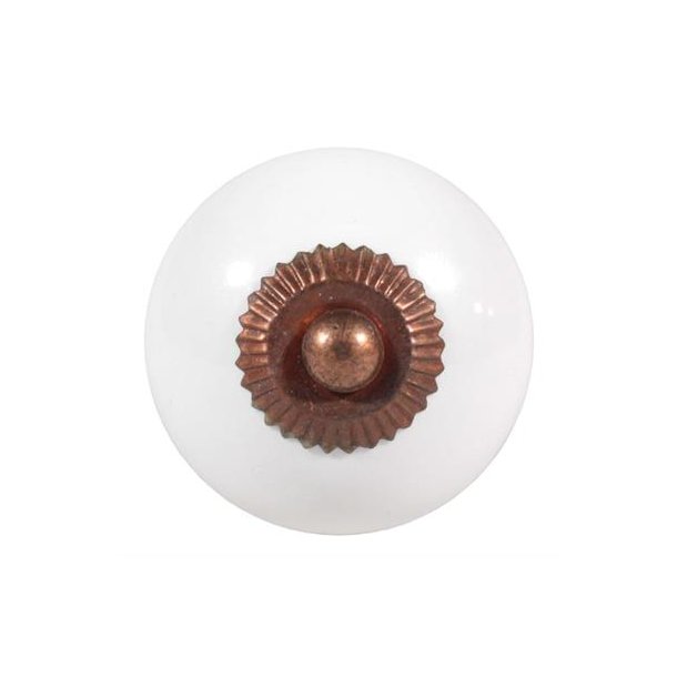 La Finesse Keramik Knop, Hvid