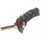 La Finesse Flettet Knop Lder - Sort