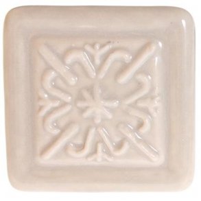 La Finesse Firkantet Keramik Knop, Lys Brun 