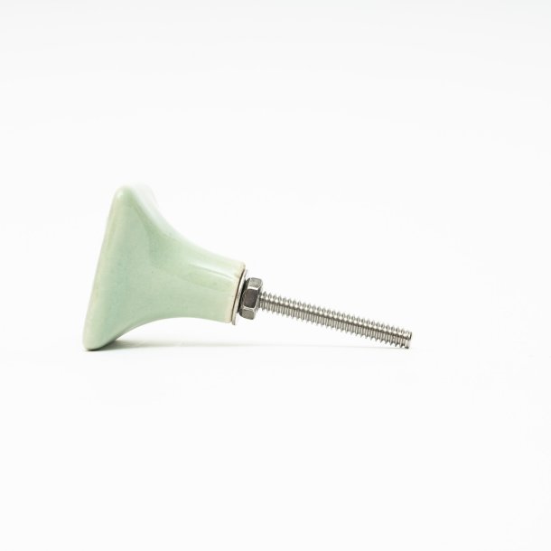 La Finesse Firkantet Knop, Dusty Green