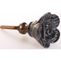 La Finesse Keramik Knop, Sort Blomst