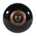 La Finesse Keramik Knop, Sort