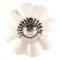 La Finesse Keramik Knop, Rhvid Blomst