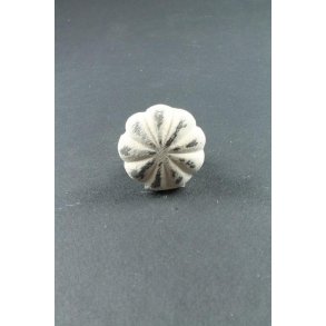 La Finesse Rund Jern Knop, Creme