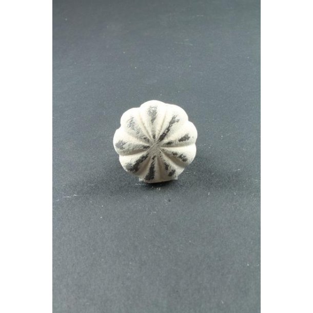 La Finesse Rund Jern Knop, Creme