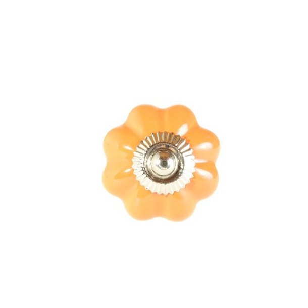 La Finesse Keramik Knop, Orange