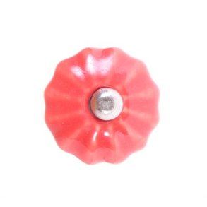 La Finesse R�d Porcel�n Knop