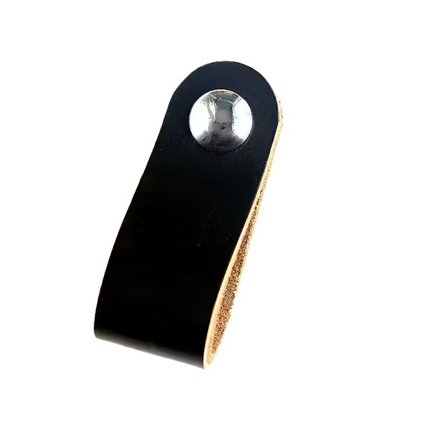 La Finesse Knop L�derb�nd, Sort