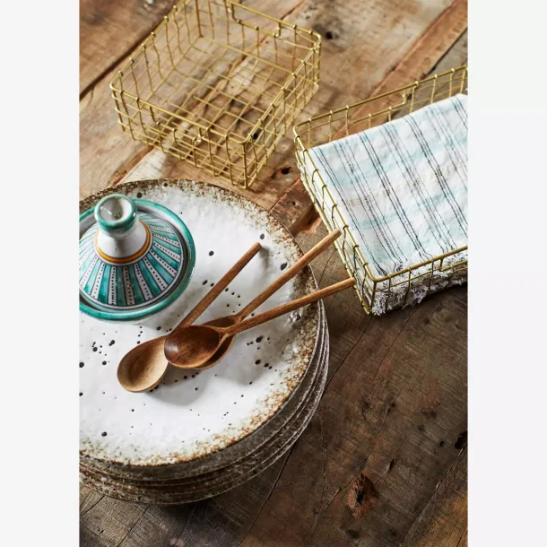 Madam Stoltz Servietbakke Trd, Antique Brass.