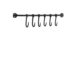 Madam Stoltz Knager�kke Med 6 Kroge, Sort