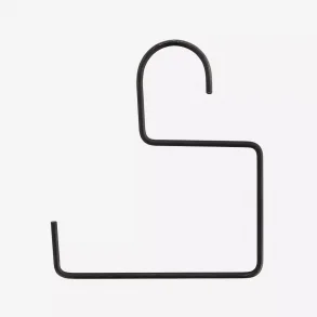 Madam Stoltz Toiletrulleholder, Sort