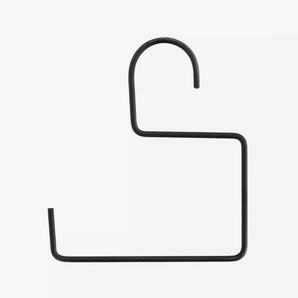 Madam Stoltz Toiletrulleholder, Sort