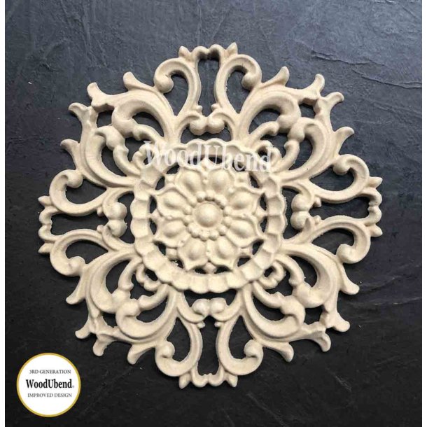 WoodUbend Trudskring Barokke, 14x14 cm.