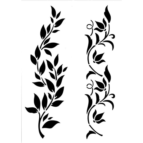 WoodUbend Posh Chalk Stencil Hollywood And Vine