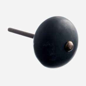 Madam Stoltz Porcel�n Knop, Sort