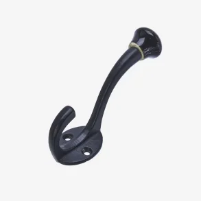 Madam Stoltz Dobbelt Sort Jern Knage Med Sort Porcelns Knop