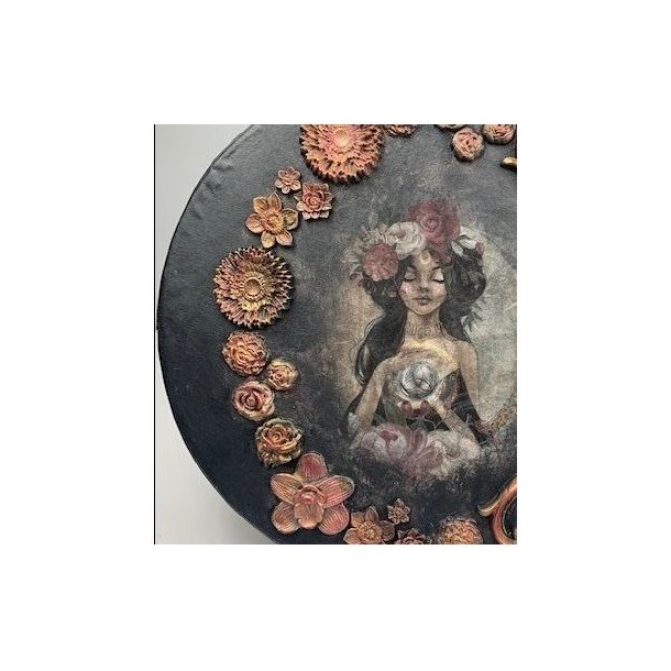 WoodUbend Trudskring Blomst med flere kronblade, 5 cm.