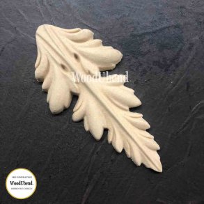 WoodUbend Trudskring Aflang Blad, 11x5 cm.